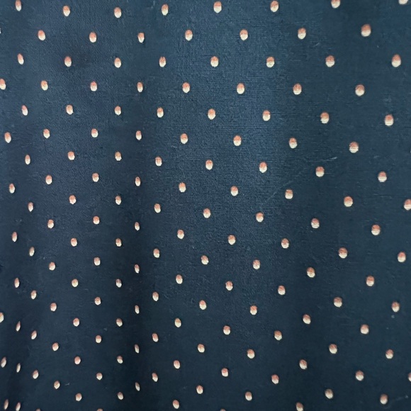 Banana Republic Camden sz large blue button down w/ small dots. Great condition! - Picture 3 of 8